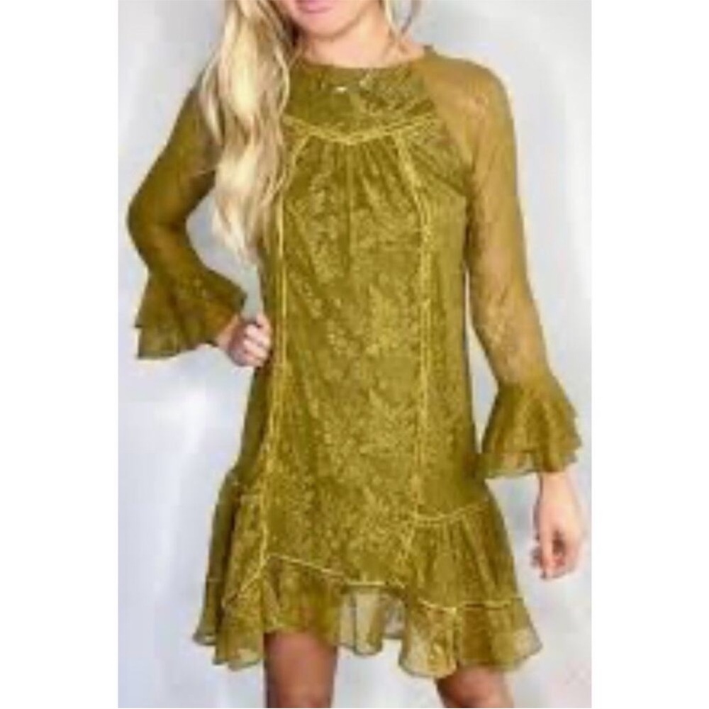 Joyfolie Lace Ruffle Dress Girls Size 12